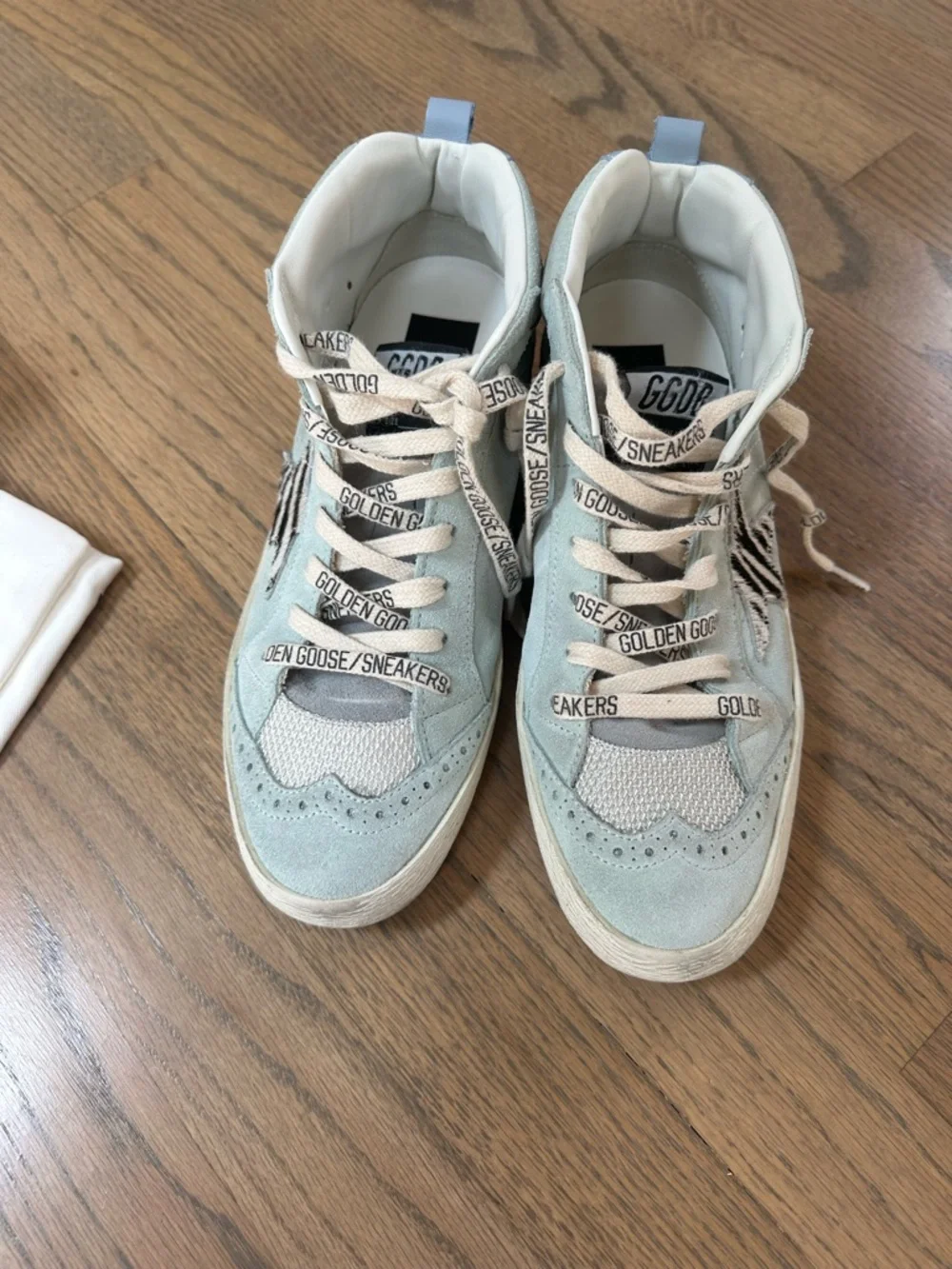 Golden goose midstar sneakers suede blue size 37 - Picture 5 of 7